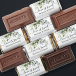 Watercolor Greenery Love Is Sweet Wedding Hershey's Miniatures<br><div class="desc">Modern Elegant Calligraphy Script Watercolor Botanical Greenery Wedding Love is Sweet Chocolate Candy Bars include eucalyptus leaves,  green botanical foliage,  dusty blue leaves and other beautiful botanical greenery.</div>