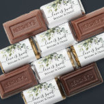 Watercolor Greenery Love Is Sweet Wedding Hershey's Miniatures<br><div class="desc">Modern Elegant Calligraphy Script Watercolor Botanical Greenery Wedding Love is Sweet Chocolate Candy Bars include eucalyptus leaves,  green botanical foliage,  dusty blue leaves and other beautiful botanical greenery.</div>