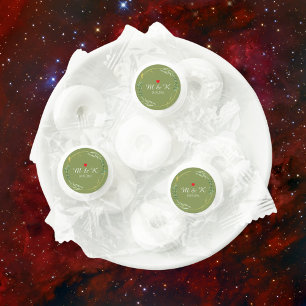 Watercolor Greenery Wedding  Life Saver® Mints