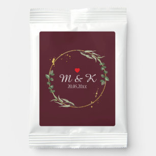 Watercolor Greenery Wedding  Margarita Drink Mix