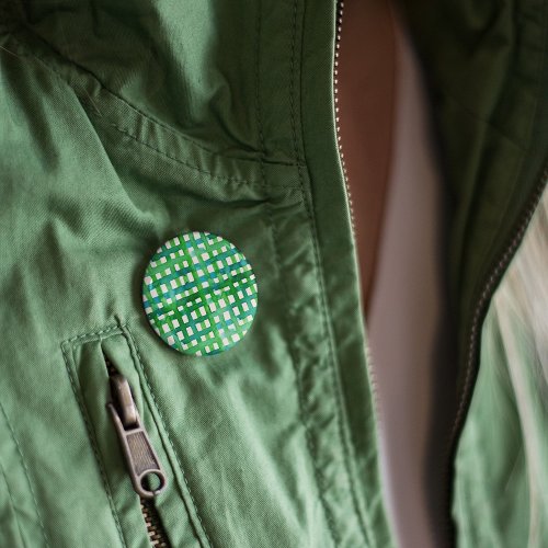 Watercolor grid  green button