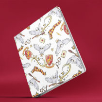 Watercolor GRYFFINDOR Hedwig Pattern 3 Ring Binder