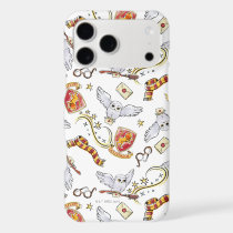 Watercolor GRYFFINDOR™ Hedwig Pattern iPhone 17 Pro Max Case