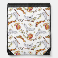 Watercolor GRYFFINDOR™ Hedwig Pattern