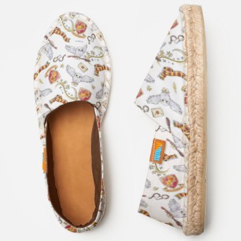 Watercolor Gryffindor™ Hedwig Pattern Espadrilles by harrypotter at Zazzle