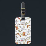 Watercolor GRYFFINDOR™ Hedwig Pattern Luggage Tag<br><div class="desc">Harry Potter | Check out this cute watercolor GRYFFINDOR™ pattern featuring their crest,  house scarf,  and Hedwig delivering brooms and letters!</div>