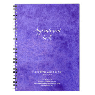 Watercolor Hair Salon appointments book
