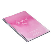 Watercolor Hair Salon appointments book (Right Side)