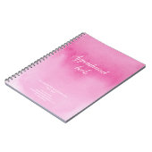 Watercolor Hair Salon appointments book (Left Side)
