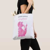 Watercolor Hair Stylist Beauty Salon Personalized Tote Bag