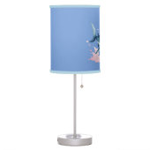 Watercolor Hand Drawn Cute Playful Baby Shark Table Lamp (Left)