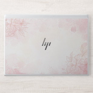 Watercolor Hand Drawn Flower,HP EliteBook 830 G5 HP Laptop Skin