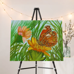 Watercolor – Hand Painted Botanical Floral Art Foam Board