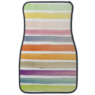 Watercolor hand painted brush strokes, banners. car mat