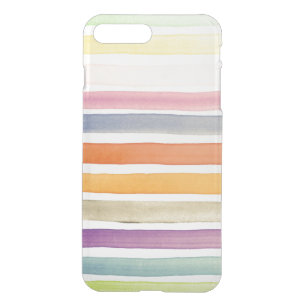 Watercolor hand painted brush strokes, banners. iPhone 8 plus/7 plus case