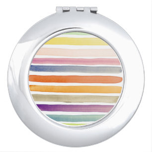 Watercolor hand painted brush strokes, banners. vanity mirror