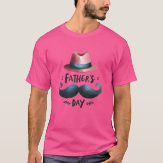 Watercolor Happy Fathers Dayshirt Design friend T-Shirt