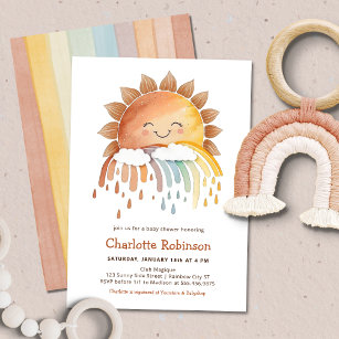 Baby Products Online - Db Party Studio Baby Shower Invitations Happy Sunny  Gender Neutral Sunny Smile Blank Invitations with Envelopes (Pack of 1 Inch  Large Fill Boy Girl Baby Mom to Be - Kideno