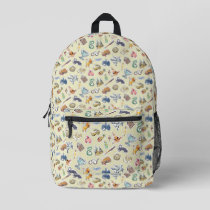 Watercolor Harry Potter Icons Printed Backpack