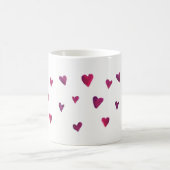 Watercolor Heart Melody Coffee Mug (Center)