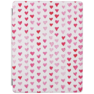 Watercolor Hearts iPad Smart Cover