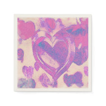 Watercolor hearts