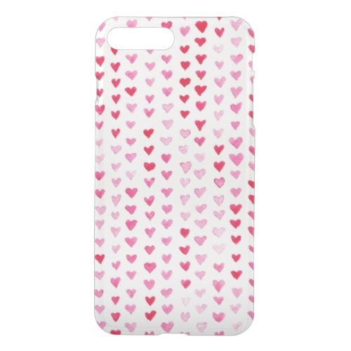 Watercolor Hearts iPhone 8 Plus7 Plus Case