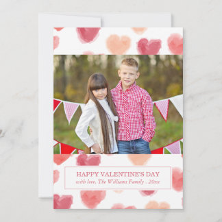 Watercolor Hearts | Valentine's Day Cards