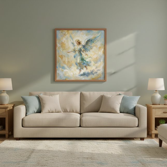 Watercolor Heavenly Angel Poster (Creator Uploaded)