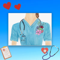 Watercolor Hero Nurse