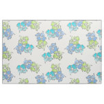 Watercolor Hibiscus Hawaiian Tropical Fabric