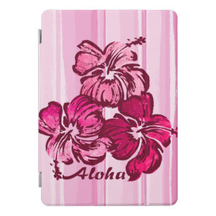 Watercolor Hibiscus Hawaiian Tropical iPad Pro Cover