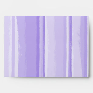 Watercolor Hibiscus Stripes Matching Envelopes