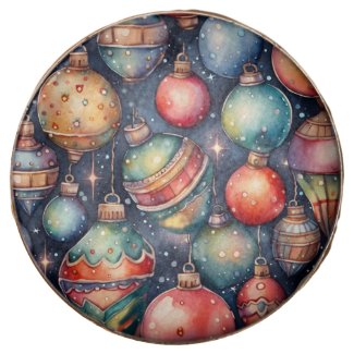 Watercolor Holiday Art Christmas Decoration 