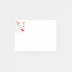Watercolor Holiday Friends are Best Gifts Merry C Post-it Notes