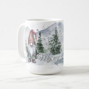 Watercolor Holiday Gnome Coffee Mug