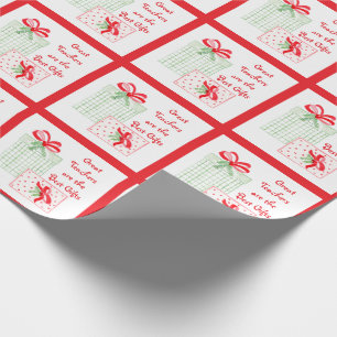Watercolor Holiday Teachers Best Gifts  Wrapping Paper