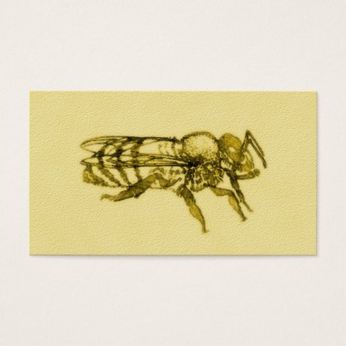 Watercolor Honey Bee Business Card
