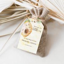 Watercolor Honeycombs Bumble Bee Baby Shower Gift Tags