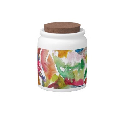 watercolor HORSE .17 Candy Jars