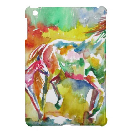 watercolor HORSE .17 Cover For The iPad Mini
