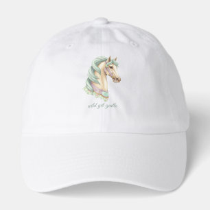 Watercolor Horse Head Hat