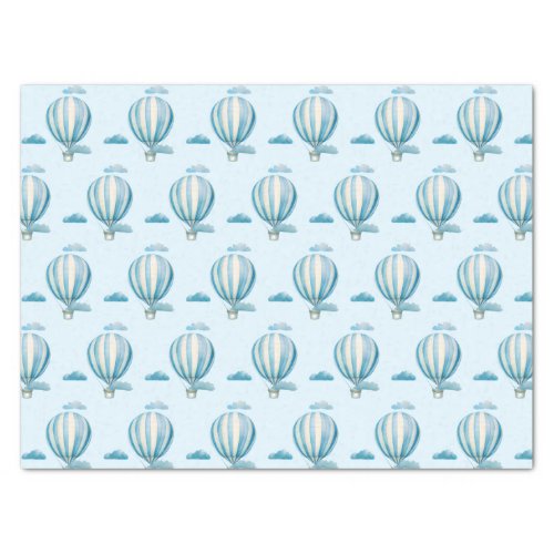 Watercolor Hot Air Balloon  Tissue Paper