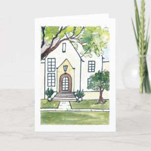 Watercolor Housewarming Card