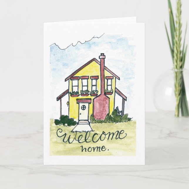 Watercolor Housewarming Card (Front)