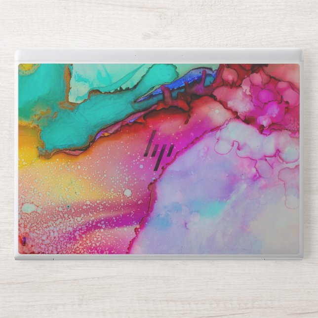 Watercolor HP Laptop Skin (Front)