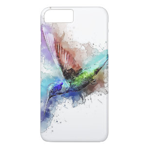 Watercolor Hummingbird iPhone 8 Plus/7 Plus Case