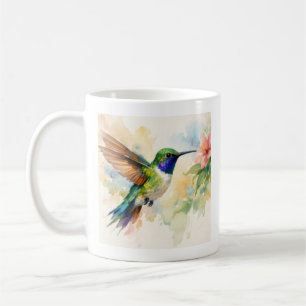 Watercolor Hummingbird Coffee Mug