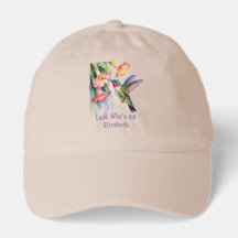 Watercolor Hummingbird with Florals Look Who’s 40
