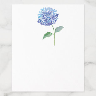 Watercolor Hydrangea Envelope Liner